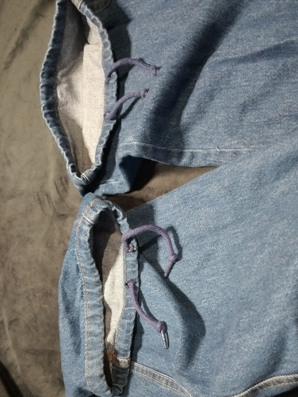 NEW Levi's '94 Baggy Cargo Jeans Wide-Leg Mid-rise y2k Jeans in Medium Blue - 27 - Picture 7 of 8